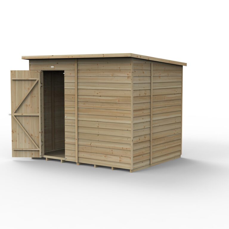 5013053201169 1 4LIFE Pent Shed 8x6 Single Door No Windows Installation 1200.jpg
